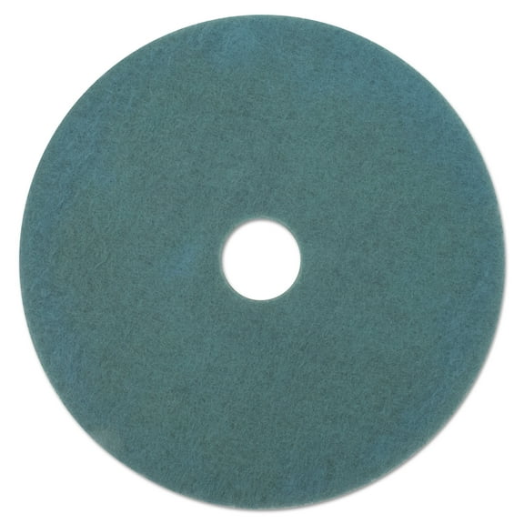 Burnishing Floor Pads, 20" Diameter, Aqua, 5/carton | Bundle of 5 Cartons