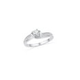 thumbnail image 1 of Diamond Princess 10k White Gold Round Diamond Bridal Wedding Engagement Anniversary Ring 1/3 Cttw, 1 of 1