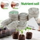 thumbnail image 1 of Suministros De Jardinería Y Cultivo De Interior, 50 Piezas De Tierra De Fibra De Coco Comprimida Para Macetas Que Expande El Suelo De Fibra De Pellets Orgánicos, Kit De Inicio De Semillas De Interior Muyoka Hogar, 1 of 6