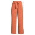 thumbnail image 3 of Joyspun Women's Hacci Knit Wide Leg Pajama Pants, Sizes S to 3X, 3 of 3