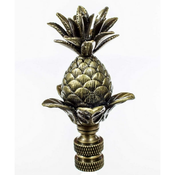 Pineapple Antique Metal Finial Com Pineapple Antique Metal Finial, Pineapple Curtain Rod Ends