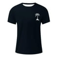 thumbnail image 2 of ZZHZGZ Mens 4Th of July Shirt Men T Shirts Plain Men's Summer Shirt 2025 Short Sleeved Coconut Tree Print Men's T Shirt Xxl, 2 of 4