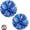 Blue Silver, variant on GoXteam 2Pcs Metallic Cheerleading Pom Poms, Creatiee 1 Pair Cheerleader Cheering Squad Pompoms for School Sports Dance Games Team Spirit Cheer, Green Silver