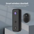 thumbnail image 2 of JUNWELL Video Doorbell Camera Wireless with Chime Ringer Battery Powered Smart AI PIR Human Detection IP65 Waterproof 2.4G WiFi 2-Way Audio Night Viewing Cloud Storage Front Door Camera I, 2 of 8