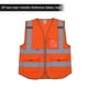thumbnail image 1 of Alta visibilidad Chaleco reflectante de seguridad Chaleco reflectante Bolsillos múltiples SFVest Chaleco reflector, 1 of 7