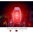 thumbnail image 3 of Luz de seguridad LED de 2 piezas, luz trasera de seguridad brillante para bicicleta, 3 modos, luz trasera LED para bicicleta, los mejores accesorios de alta visibilidad, azul, 3 of 5