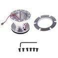 thumbnail image 1 of de Adaptador de Cubo de 6 Agujeros Liberación Rápida de Volante Coche Sunnimix Adaptador de buje del volante, 1 of 7