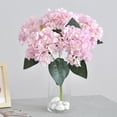 thumbnail image 3 of Front Porch Hydrangeas, 17.7in Artificial Flowers for Outdoor UV-Resistant Garden Decor, 3 of 9
