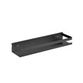thumbnail image 4 of Wall-Mounted 304 Stainless Steel Kitchen Storage Rack - 30CM Black, Punch-Free & Drillable Dual Installation, Space-Saving Design with Spacious Storage for Seasonings & Utensils, Sandblasted Baking, 4 of 6