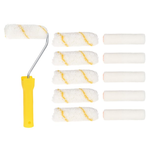 Paint Roller Brush Kit 4 Inch 10cm for Household Painting,Total 10