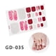 thumbnail image 4 of Toe Nail Stickers Full Nail Wraps Toenail Polish Strips Self Adhesive Toes Sticker Nail Polish Gel Toenails Stickers Multicolor, 4 of 4