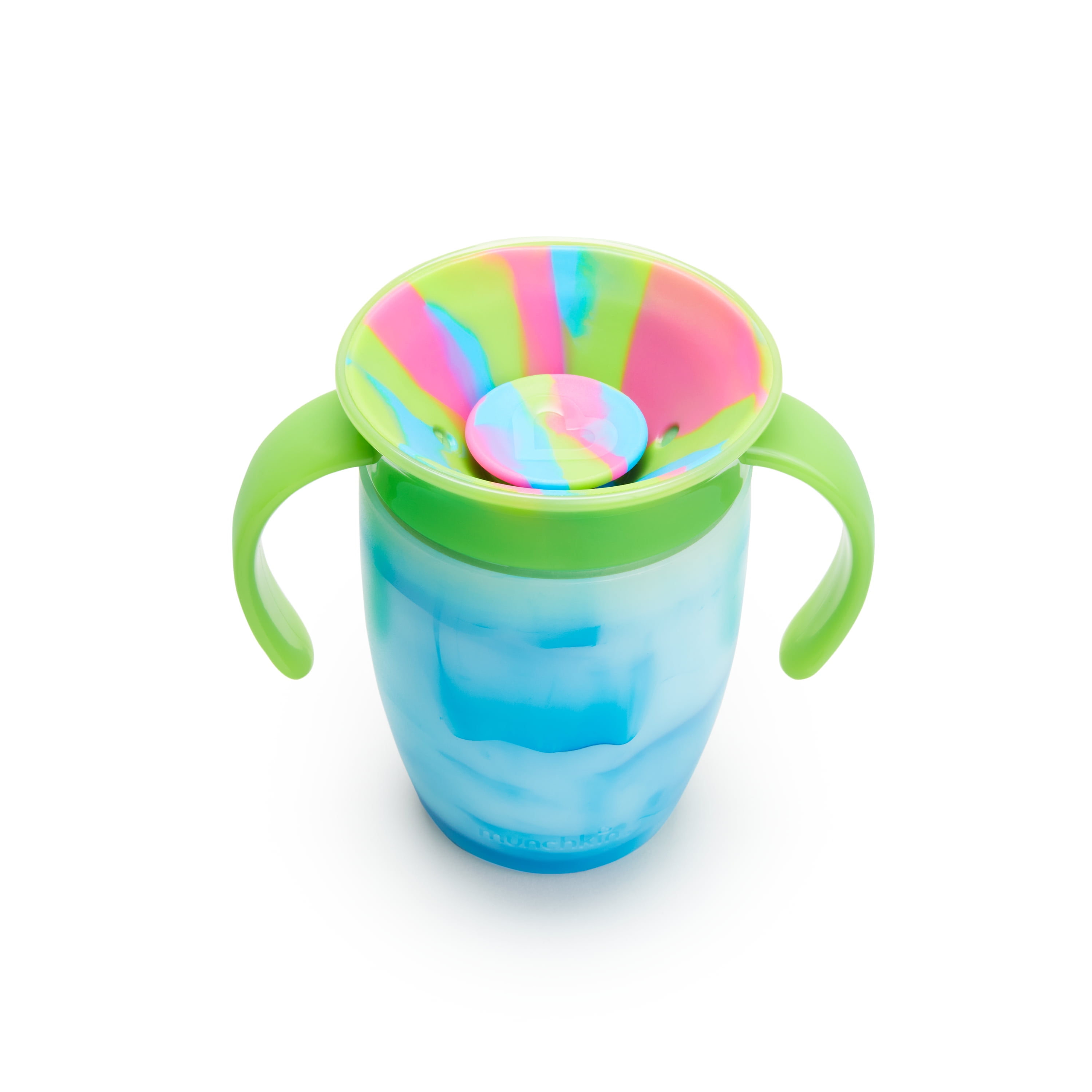 Munchkin® Miracle® 360° Spoutless Tie Dye Trainer Cup, 7 oz, Blue, Unisex