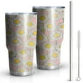 thumbnail image 1 of Sunflower Floral Tumbler with Lid and Straw Stainless Steel 30oz sunflower Tumbler Cup Insulated sunflower Water Bottle Cups Coffee Tumbler Travel Mug Gifts for Women, 1 of 7