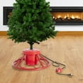 thumbnail image 5 of Home Heritage 1-1.75" Artificial Christmas Tree Rotating Metal Stand, Red, 5 of 10