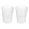 thumbnail image 1 of unbranded 2Ud Taza Medidora De Plástico Transparente Con Doble Escala Para Líquidos Uso Doméstico Y Camping, 1 of 8