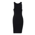 thumbnail image 3 of Yuemengxuan Women Fashionable Dress, Solid Color Sleeveless U-shaped Collar Sexy One-piece, 3 of 5