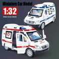 thumbnail image 2 of 1:32 Scale Emergency Vehicle Realistic Ambulance Fire Truck Police Car Models With Working Lights And Siren Sounds For Kid Gifts, 2 of 8