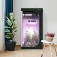 thumbnail image 3 of Topcobe 36 x 20 x 63 Inch Indoor Grow Room with Observation Window, Plant Tent, Smell Proof Grow Tent, Black, 3 of 10