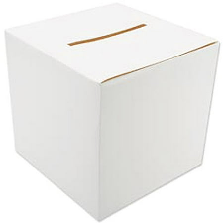 Creative Expressions 12'' x 12'' Foldable Card Box, White