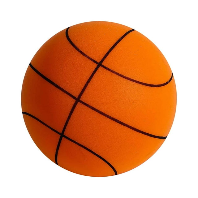 DPTALR Mute Ball Indoor Children's Silent Basketball Racket Ball Sports Ball Toys Baby Sponge Ball Frame
