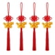 thumbnail image 2 of Juego de 4 adornos Feng Shui para Año Nuevo | Borlas colgantes rojas con nudo y monedas para la buena suerte y la riqueza | Decoración para puerta, pared y coche para la fiesta de Año Nuevo chino, 2 of 7