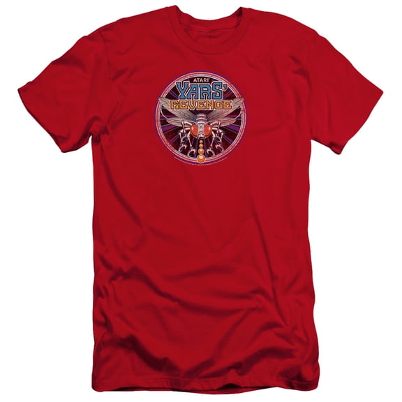 Atari - Yars Revenge Patch - Premium Slim Fit Short Sleeve Shirt - XX-Large