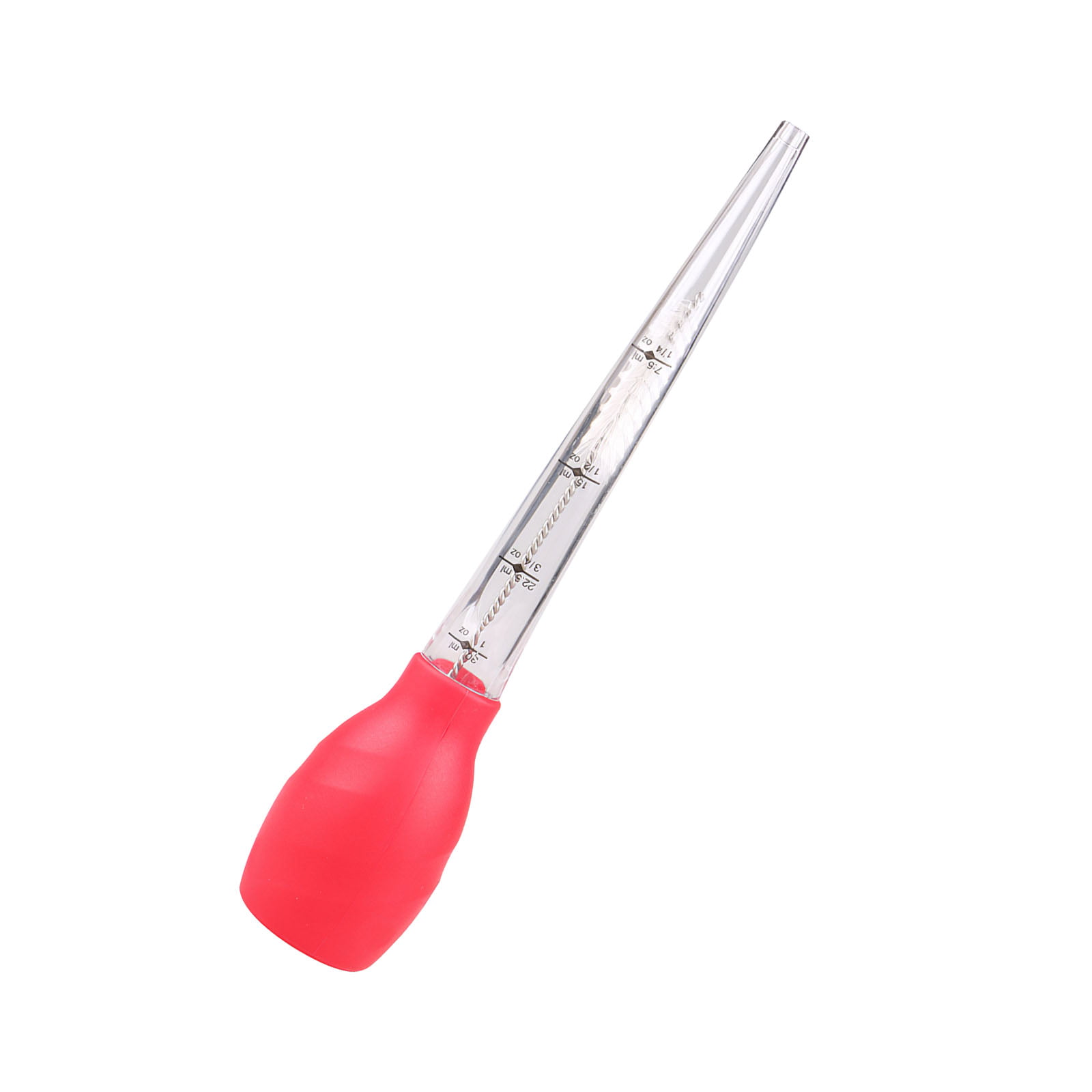 Sauce Oil   Pipette Portable Turkey Cooking Barbecue Tool with Cleaning Brush Dropper Silicone  Pump Pipe with Scale for Home and Kitchen