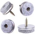 thumbnail image 4 of Cushion, 32-pack Sofa Leg Floor Protector, 24mm Diameter, 5mm Thick Felt, 4 of 5