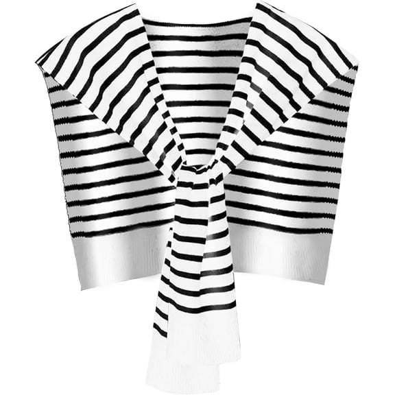 Kukuzhu Sweater Shawl Wraps for Women Fashion Knitted Shawl Casual Knotted Shoulder Scarf Wrap Tops for Travel Holiday