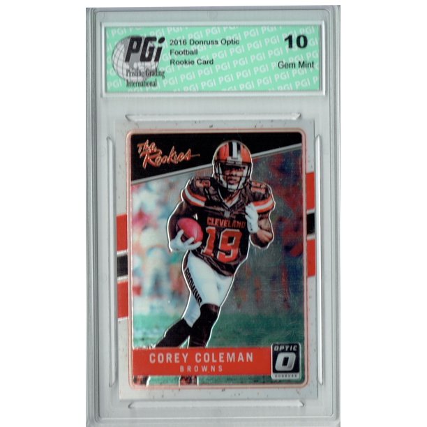 Donruss Corey Coleman 16 Donruss Optic Tr Cc The Rookies Sp Rookie Card Pgi 10 Walmart Com Walmart Com