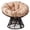 Beige, variant on 38" Ergonomic Swivel Wicker Papasan Chair with Thick Tufted Cushions, 360 Degree Rotatable Chairs for Living Room Bedroom Reading Room, Gray Cushion