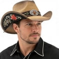 thumbnail image 3 of Classic Western Cowboy Hat For Summer Sun And Outdoor Sports Fashion Accessory, 3 of 3