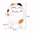 thumbnail image 3 of Ceramic Spoon Rest for Kitchen - Spoon Holder for Stove Top, Cute Kitty Shape, Multifunctional Kitchen Utensil Holder, Kitchen Decoration (Yellow), 3 of 6
