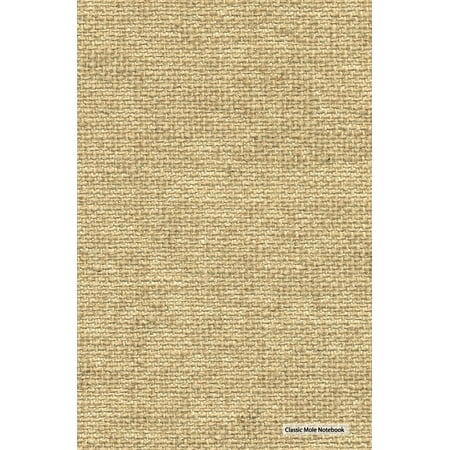 Classic Mole Notebook - Burlap Cover: 5.25