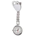 thumbnail image 1 of Heart Shaped Watch Waterproof Pocket Watch Fashion Creative Hanging Watch for Decor Use (White), 1 of 9