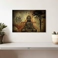 thumbnail image 2 of Elephant Stock Buddha Belief Wall Art - Horizontal Canvas Wall Art - Living Room Wall Decor - Religion And Spirituality Canvas - Brown And Yellow Decor - 12" x 8", 2 of 8