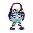 Mrigtriles Giant Ghost Halloween NonWoven Candy Bag Tote Bags Reusable Candy Buckets (1 Pack