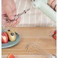 thumbnail image 5 of Electric Egg Beater White Hand Beater 4 Speed Egg Beater Egg Beater for Baking Cakes Custard Cream Cordless Stand, 5 of 5