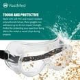 thumbnail image 4 of Anti-Fog Protective Safety Goggles Glasses Clear Lens by Vastmed | Wide-Vision Painting Goggles with Adjustable Dust Goggles that Fit Over Glasses | Perfect Universal Use Eyewear for Men & Women, 4 of 7