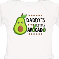 thumbnail image 4 of Inktastic Daddy's Little Avocado with Cute Baby Avocado Boys or Girls Long Sleeve Baby Bodysuit, 4 of 5
