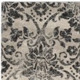 thumbnail image 4 of SAFAVIEH Retro Hyram Damask Area Rug, Cream/Grey, 2'6" x 4', 4 of 5
