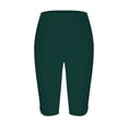 thumbnail image 3 of yunLCZ Pants for Women High Waisted Women's Quarter Pants 2024 High Waisted Hollow Yoga Quarter Pants Lightweight And Comfortable Quarter Pants Solid Color Soft Casual Pajama Pants Leggings, 3 of 4