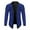 Blue, variant on Herrnalise Jackets for Men Casual Solid Long Sleeve Sequin Dance Dress Cardigan Jacket Blue