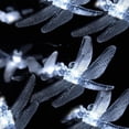 thumbnail image 2 of Clearance! 20 LED String Lights Solar Outdoor Festival Party Interior Light Party Decoration Dragonfly Home Decor for Christmas, 2 of 6