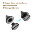 thumbnail image 3 of Kit de Clous et Pointes 20Ensemble, Pointes Conique 7.5 x 8mm Rivets Punk Rock, Gris Foncé, 3 of 7