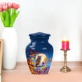 thumbnail image 7 of JAGASY Owl Urn for Father, Blue Small Urns for Human Ashes Keepsake, Moon Autumn Tree Branch Decorative Urns for Mother, Miniature Cremation Urn for Mom & Dad, (3 Inch), 7 of 7