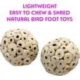 thumbnail image 7 of 5111 Pk2 Small Sola Ball Mandarin Bird Toys by M&M, 7 of 7