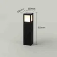 thumbnail image 3 of Lámpara de pie para exteriores con energía solar, 4400 mAh, de aluminio, para patio, porche, impermeable, para césped, 3 of 5