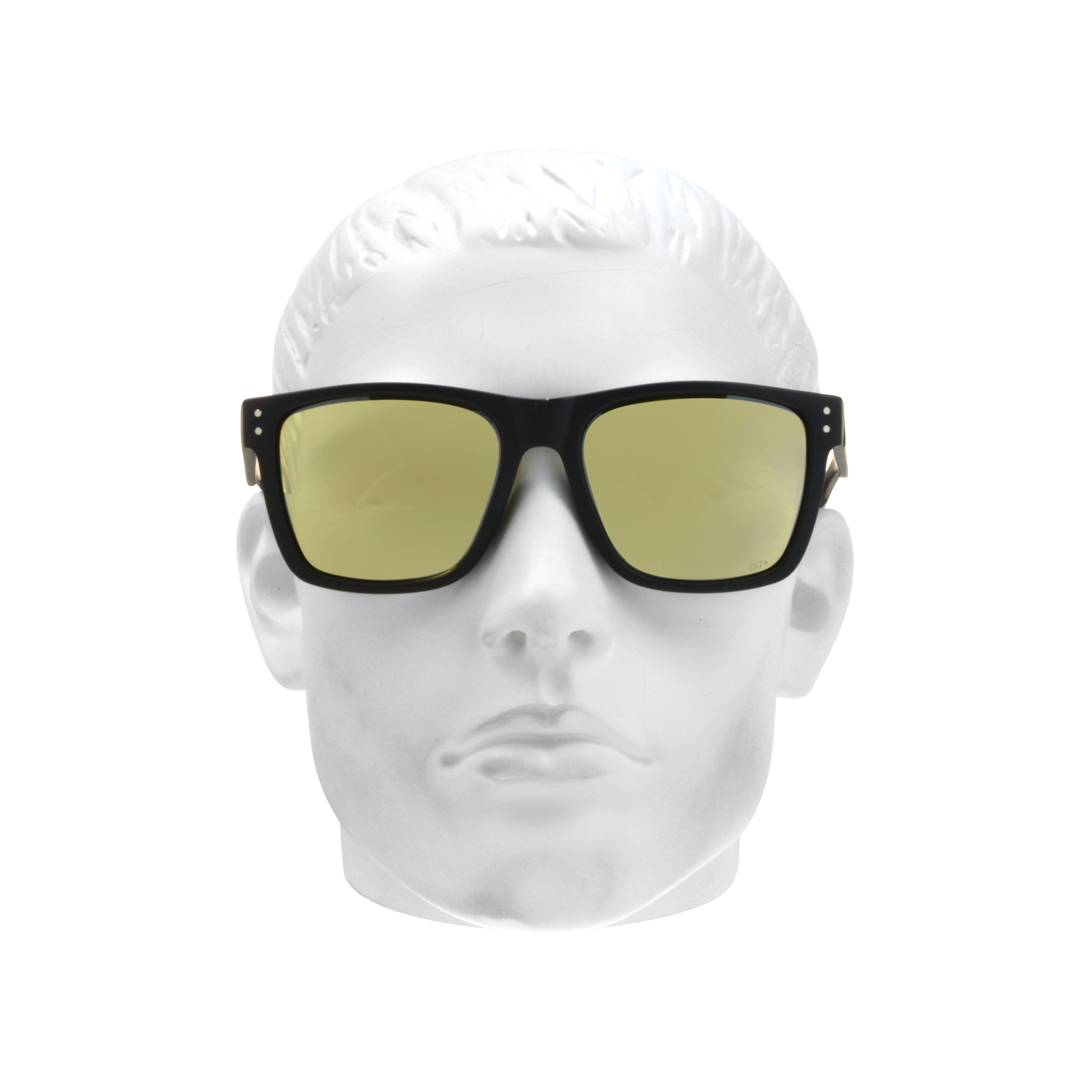 proSPORT Safety Glasses Yellow Mirrored Men Extra Large Wide Big Tall Protective Z87 Lens Work Glasses