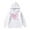 White, variant on Hwmodou Girls Hoodies Spider Web Heart Print Print Hoodie Warm Trendy Simple Fit Top,3-14Y